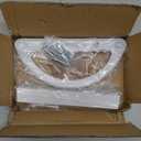 HOME MASTER HARDWARE Patio Sliding Glass Door Handle Set, Non-Keyed Sliding Patio Door Handles Replacement, White Diecast Slider Door Handle Fits 3-15/16 Hole Spacing for Mortise Style,1 Set