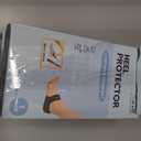 2 x XWOLF Plantar Fasciitis Heel Protectors with Shoe Horn, Heel Cups for Heels Spur & Achilles Pain Relief, Cracked Heels, Reusable Foot Cushions for Men & Women (Large W 8-10 / M 8-10)