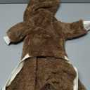 Esobo Fashion Winter Dog Warm Coat Jacket Four-Legged Neck Warm Pet Sweaters for Large Dogs Brown