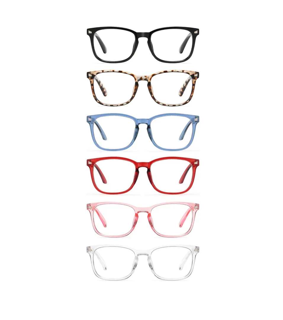 CCVOO Reading Glasses for Women/Men, Eyeglasses, Blue Light Readers for Women/Men, Computer Eye Glasses, Cheaters 1.5