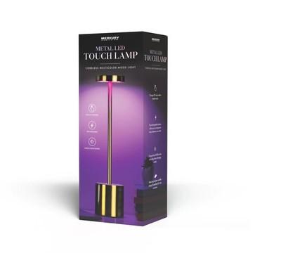 Mercury Metal Led Touch Lamp