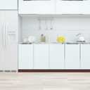 Raycity Rubber Baseboard Trim - 4 Inch x 40 Feet Vinyl Base Cove molding, Peel and Stick Baseboard Self Adhesive Wall Base Molding Trim Floor Baseboard molding Corner Rubber Moulding Trim (Bronze)