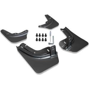 2025 2026 Mud Flaps for New Tesla Model Y Juniper [No Drilling, Protect Paint] 4Pcs PP+TPE Flexible Splash Guards, All-Weather Fender Guards Accessories