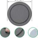 2Pcs Plant Saucer for Indoor — 6 inch Instant Dry Plant Tray Diatomaceous Earth Round Plant Drip & Drainage Trays for Indoors, Grey