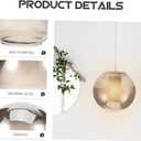 CHILDWEET Globe Glass Lamp Shade Replacement for Pendant Lights Decorative Spherical Glass Shade with Smooth Finish for Chandeliers and Hanging Fixtures 5.12 Inch