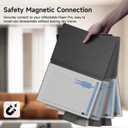 Ayotu Case for Remarkable Paper Pro, Premium PU Leather Book Folio with Pen-Buckle, Smart Magnetic Cover for Remarkable Paper Pro 11.8" Color Tablet Only, Bundle with Premium Membership (Gray)