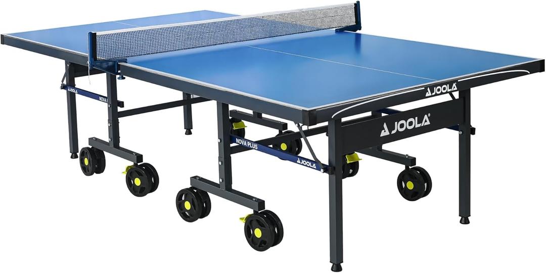 JOOLA NOVA Outdoor Ping Pong Table with Waterproof Table Tennis Net Set - Quick Assembly - All Weather Aluminum Composite Surface - Tournament Quality - Indoor & Outdoor Compatible