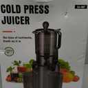 Juicer Machines with 5.8" Large Feed Chute, Cold Press Juicer For Whole Vegetables and Fruits, 400W Professional Slow Masticating juicer Easy to Clean for Batch Juicing (Titanium Gray)