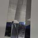 Amylove 10 Pcs Metal Strips Shim Stock Metal Sheet Shims Gap Filler Trim Strip 0.02'' Thickness(Stainless Iron,1'' Width)