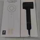 Hair Dryer, 150000 RPM High-Speed Brushless Motor Negative Ionic Blow Dryer for Fast Drying, Low Noise Thermo-Control Hair-Dryer-with-Diffuser and Nozzle (Black)