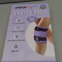 APEXUP Ice Pack for Knee Pain Relief, Large Reusable Wrap After Surgery, Flexible Gel Cold Pack for Injuries, Pain Relief for Back, Shoulder, Elbow, Ankle and Leg (Pink, S, 1PK)