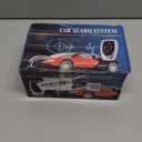 Shkalacar Car Keyless Entry Security Alarm System, Universal Car Vehicle Security System Burglar Alarm Protection, Anti-Theft System with 2 Black&Silver Remote Control + Siren