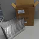 Maitys 12 Pcs Clear Drawer Organizer 9 x 3 x 2 Inches Plastic Rectangle Trays Makeup Vanity Storage Bins and Kitchen Drawers Dividers for Office Desk Silverware Kitchen Utensils(Clear)