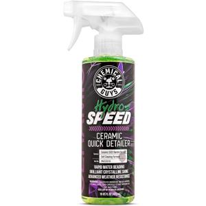 Chemical Guys Hydro Speed Ceramic Quick Detailer Spray - SiO2 Shine Car Detailer Spray for Cars, Trucks, SUVs, Motorcycles and RVs, Boosts Gloss, Hydrophobic Protection and Slickness, 16 oz