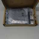 Amazon Basics Euro Bar Cabinet Handles, Drawer Pulls, 5.38-inch Length, 3-inch Hole Center, 1/2-inch Diameter, Matte Black, 10-Pack, AB1500-FB-10