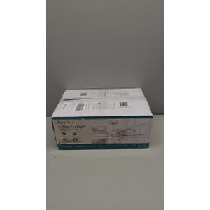 42 inch Ceiling Fans with Lights, Black Ceiling Fan with Remote APP, Dual-Sided Modern/Rustic 6 Blades, Reversible, 3CCT, Sloped Flush Mount Low Profile Ceiling Fan with Lights Bedroom Kitchen Indoor