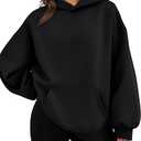 Hoodies for Women Oversized Sweatshirts Fall Fashion Outfits 2026 Casual Sweaters Tops Fleece Workout Winter Clothes
(Medium, Black)