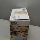 bella 4Qt Slim Air Fryer, Fits-anywhere Kitchenware, EverGood Ceramic Nonstick Coating, Adjustable Temperature, 6 Preset Cooking Options, 60 Min Auto Shutoff w Audible Tone, 3.3lb Capacity, Oat milk