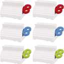6 Pack Toothpaste Squeezer, Toothpaste Squeezer RollersToothpaste Tube Squeezers Clip Holder Stand Winder