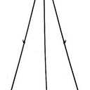 Black Metal Easel Collapsible Tripod Stand Wedding Party Events Reception Catering Decorations Supplies, 2 Pack