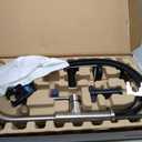 Delta Nicoli Brushed Nickel Kitchen Faucet with Pull Down Sprayer, Modern Single Hole Kitchen Sink Faucet, Single Handle, Stainless Steel 19867LF-SS