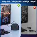 for Switch 2 Charging Grip, Magnetic Suction Charger Grip for Nintendo Switch 2 Joy-con 2 Controllers, Comfort Ergonomic Design Controller Holder with USB Type C Cable