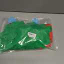 ZIW Women Hawaiian Costme Tropical Leaf Print Dress with Headband, Luau Flower Leis Accessories, Adult Halloween Costumes (XL)