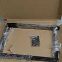 Shelf Brackets Heavy Duty 14 Inch Black L Brackets for Shelves 6 Pack 5mm Thick Wall Mounting Floating Metal Iron Shelf Support for Wood with Screw