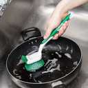 Libman Heavy Duty Scrub Brush Kit | Cleaning Brushes for Household Use | Tub Scrubber | Easy Grip Scrub Brush | Big Job Kitchen Brush | Dual Sided Tile & Grout Brush | 3 Different Brushes Included