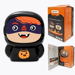 Bluetooth Kids Speaker for Music: Face-Changing Wireless Mini Speaker with RGB Light/TWS Function Teen Boys Birthday Gifts Bedroom Decor for Music Lover (Cool Boy)