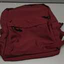 VECAVE School Backpack Red Waterproof Bookbag Casual Lightweight Travel Rucksack Daypack Backpacks for Men Women College High School Bags backpack for Boys Girls Teens