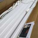 LightingWill 10 Pack LED Shop Light 4FT, Warm White 3000~3500K, 20W, Linkable T5 Integrated Fixture, Utility LED Ceiling Light and Under Cabinet, Corded Electric with Built-in ON/Off Switch