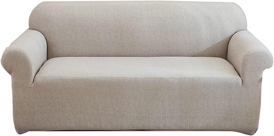 HOOBUY Printed Sofa Cover Stretch Couch Covers Sofa Slipcovers for 3 Cushion Couch with Two Free Pillow Case QMH (3 Seater/Large 2 Seater)