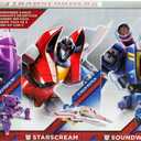 Transformers Decepticon Commander 3-Pack of 5-Inch Robot Action Figures for Boys and Girls, Starscream, Shockwave & Soundwave, Interactive Toys for Kids Ages 6 and Up
