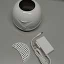 Ultrasonic Retainer Cleaner - UV Dental Cleaning Pod Night Guard Cleaner for Dentures, Aligner, Braces, Toothbrush Heads, Jewelry (White)