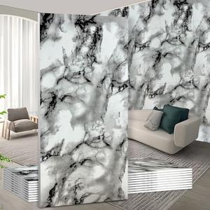 Wall Panels Peel and Stick PVC Imitation Artificial Marble Tiles Sticker 10 pcs 23.6" L x 11.8" W Heat-Resistant Backsplash Tile Ideal for Kitchen Bathrooms Living Rooms Bedrooms.