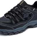 Skechers Men's Afterburn M. Fit Fashion Sneakers (11 X-Wide, Black/Charcoal)