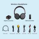 Wireless Headphones for TV, Bluetooth5.3 Over Ear Headphone with RM Radio Function, Lightweight Wireless TV Headset for Seniors, 30Hrs Playtime, No Audio Delay Blutooth Headsets for TV,Phone,Computer