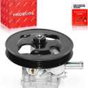 PHOBOOS Power Steering Pump Compatible with Chevrolet Tracker 2001-2004, Suzuki Grand Vitara 1999-2005 & XL-7 2002-2006, 2.5L/2.7L Models, with Outlet & Pulley, Low Noise, Ref. 21-5269