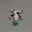 Philips Avent Soothie Snuggle Pacifier Holder with Detachable Pacifier, 0m+, Cow, SCF347/05