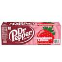 Dr Pepper Strawberries and Cream Soda, 12 fl oz cans, 12 Pack