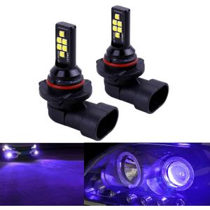 SOCAL-LED LIGHTING 2x HB4 9006 LED Fog Light Bulb for Powersports Advanced 3030 SMD Bright Colorful Daytime Running DRL Lamp, Purple