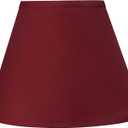 Aspen Creative 58904A Transitional Hardback Empire Shape UNO Construction Lamp Shade in Red, 9" Wide (5" x 9" x 7")