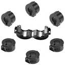 3 x IEUYO Clip-on Ferrite Ring Cores EMI RFI Signal Noise Filter Noise Suppressor for HDMI USB Power Cable (15mm)
