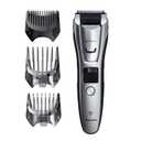 Panasonic Multi-Groomer Mens Trimmer for Beard, Hair and Body, 39 Trim Length Settings with 3 Attachments, Corded/Cordless Operation  ER-GB80-S (Silver) (4 Piece Set)