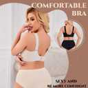 Minimizer Bras for Women Wireless Sports Bras with Support Comfortable Smoothing Everyday Bra (32C-46DD) (Beige)