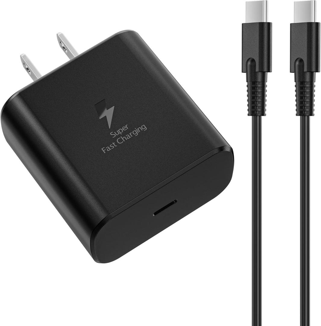 2026 New 45W USB C Super Fast Charging Android Phone Charger Fast Charger Compatible with Samsung Galaxy S25/S25 Ultra/S25+/S24/S24 Ultra/S24+/S23/S23 Ultra/S22/S20/S21/Note 20/Note 10