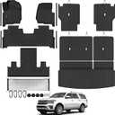 All Weather Floor Mat Set for 2018-2024 Ford Expedition 7 Seats