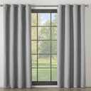 Modavari Esquire 52x63 Single Blackout Window Panel Gray