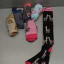 Bluemaple 6 Pack Copper Compression Socks for Women and Men Circulation-Best Support for Medical, Running,Nursing,Athletic (Small-Medium, C-grey+pink+navy Blue+blue+grey+orange)